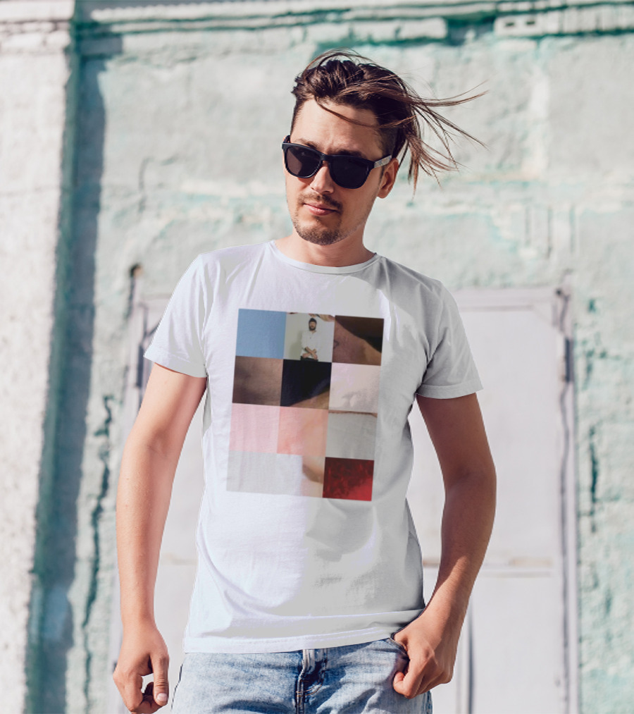 Bon Iver Layout Mosaic Collage T-Shirt