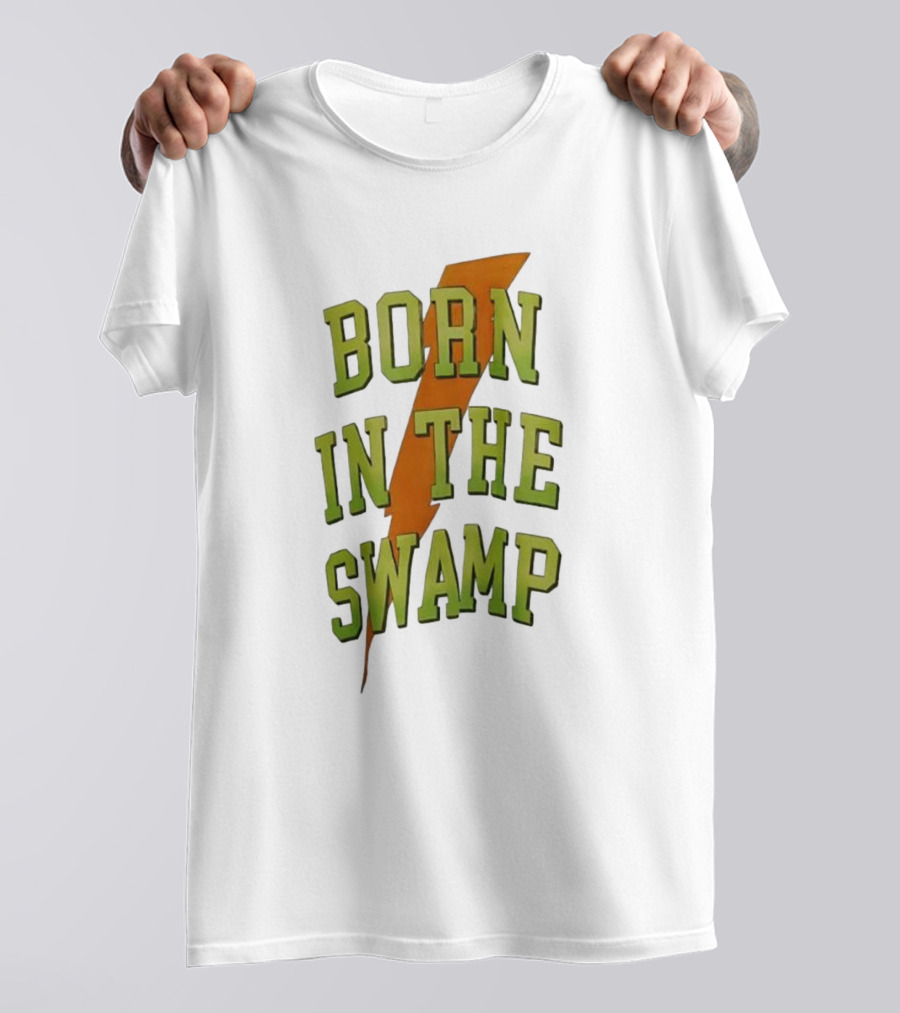 Born In The Swamp Lightning Bolt T-Shirt