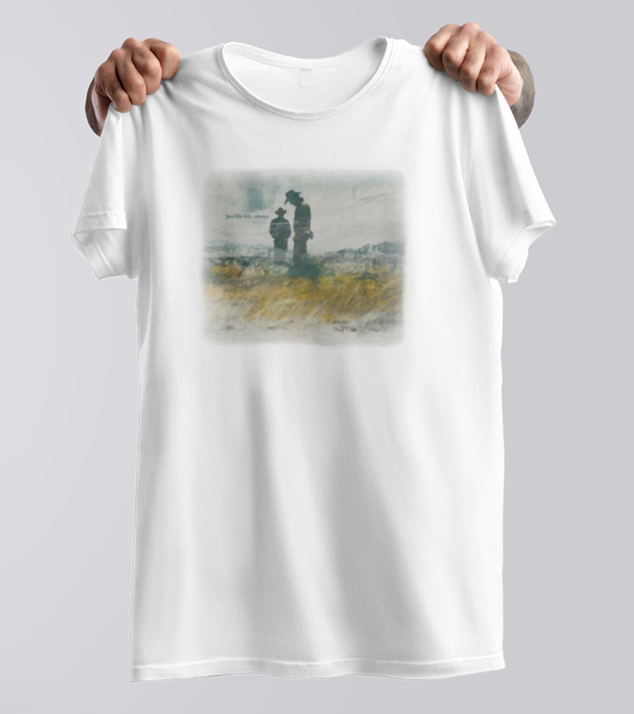 Brokeback Mountain Just Like This Always Cowboy Silhouette Landscape T-Shirt
