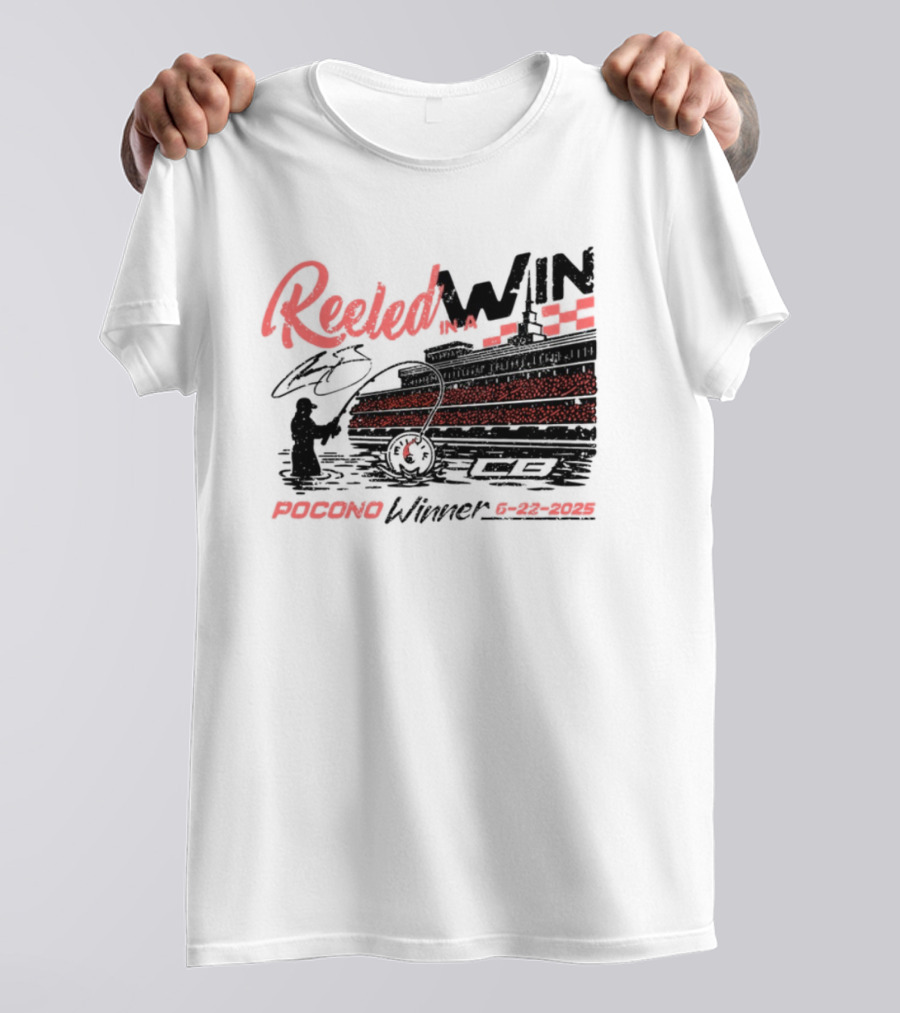 Chase Briscoe Reeled In Pocono Win 06-26-2022 T-Shirt