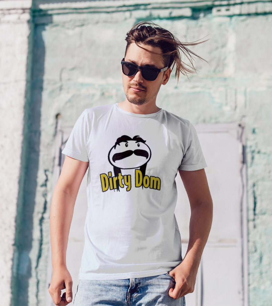 Dirty Dom Hair Illustration T-Shirt