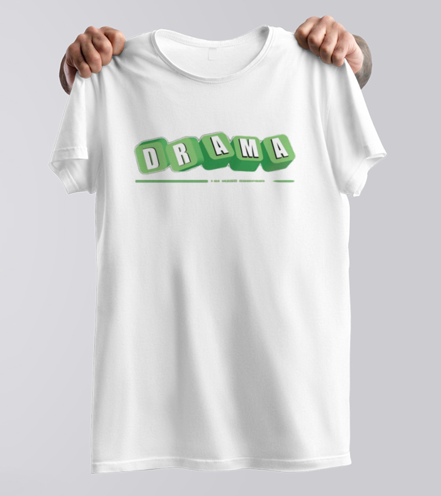 Drama Call Drama Cube Blocks Text T-Shirt