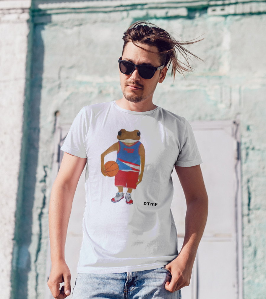 Dtmf Concho Puerto Rico Basketball Frog T-Shirt