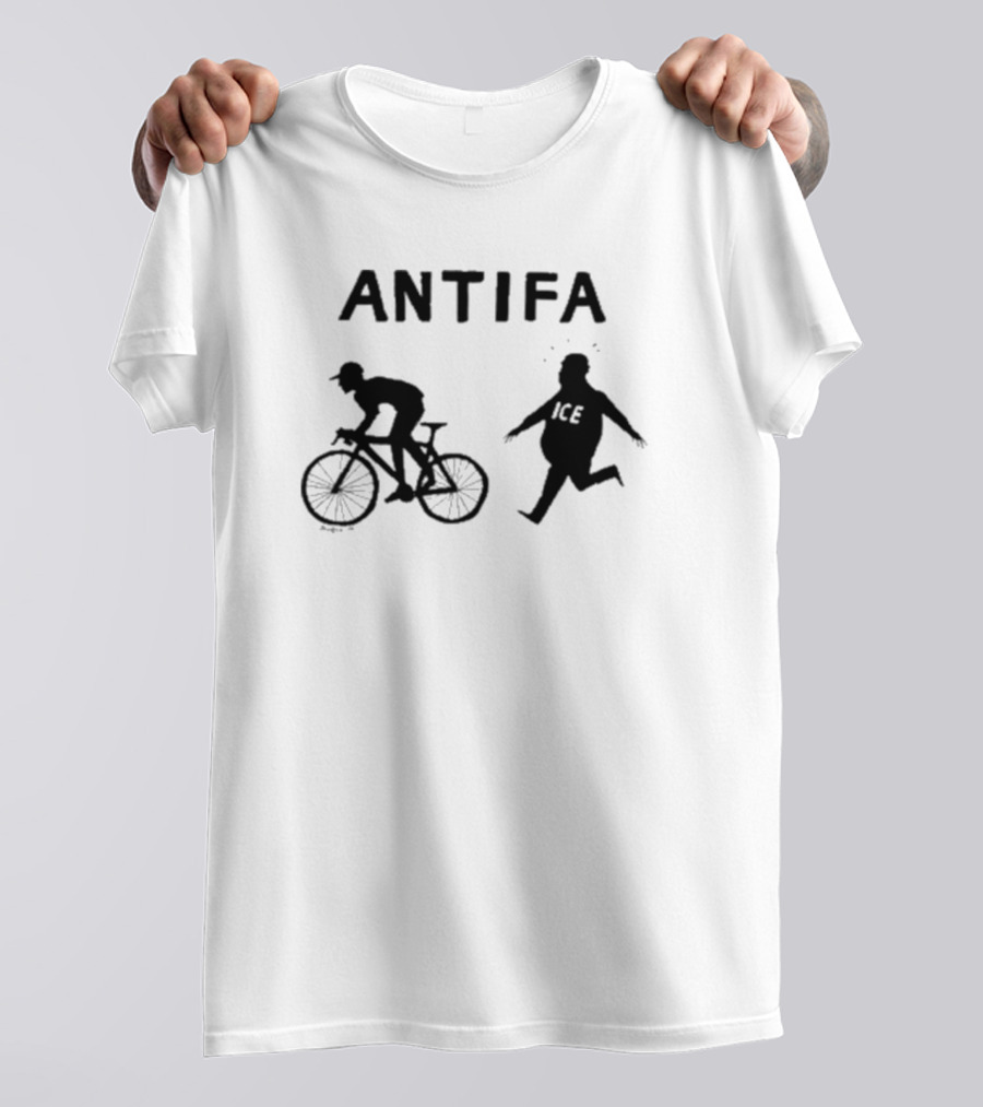 Jesse Duquette Antifa Biker Solidarity Ice Cream Social T-Shirt