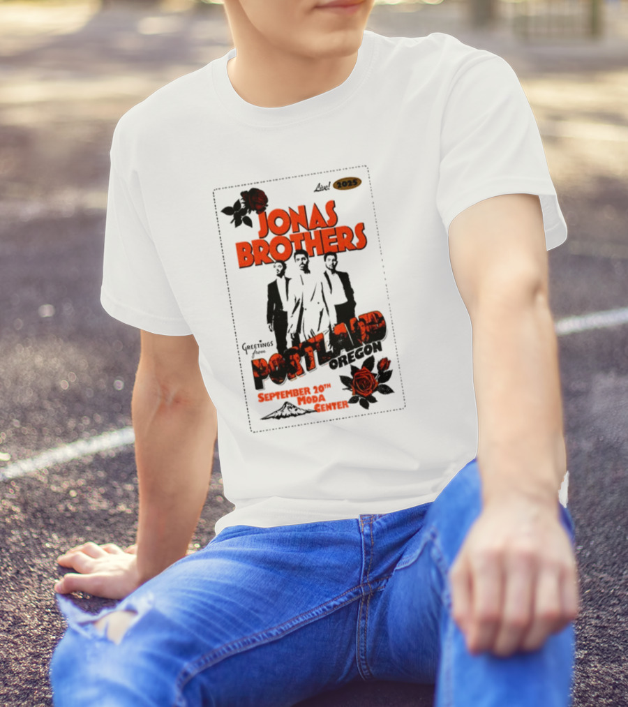 Jonas Brothers Portland Oregon September 20 2023 Moda Center T-Shirt