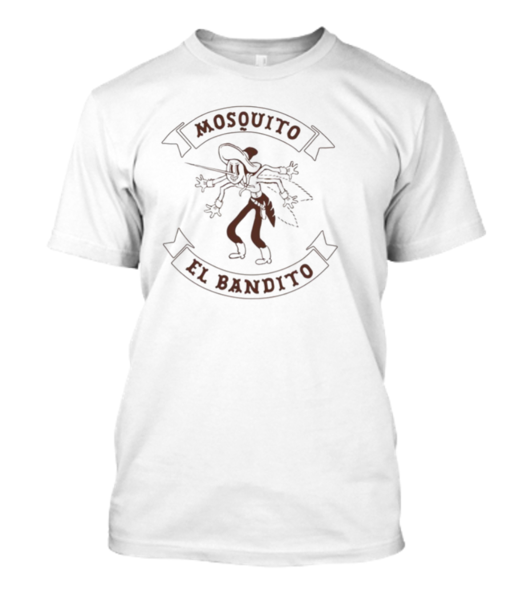 Kaj Mosquito El Bandito Retro Cartoon Style T-Shirt