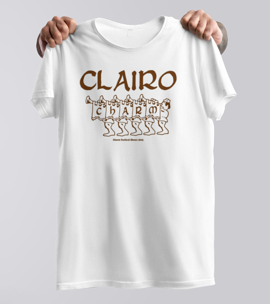 Clairo Charm Festival Shows 2025 Limited Edition T-Shirt