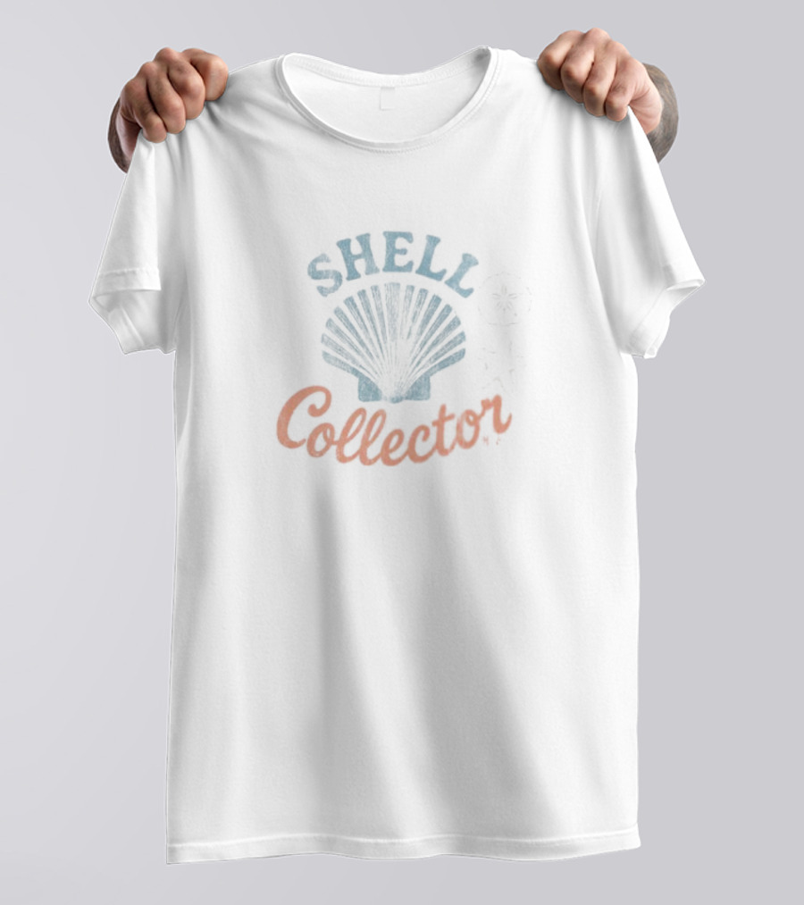 Shell Collector Madison Marilla Seashells Starfish Sand Dollar T-Shirt