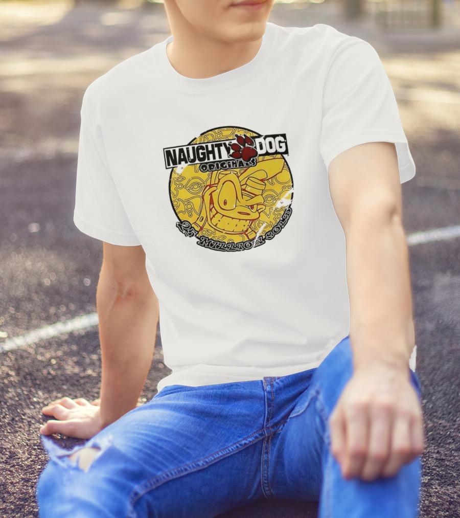 Naughty Dog Classics 25 Million Sold Celebration T-Shirt