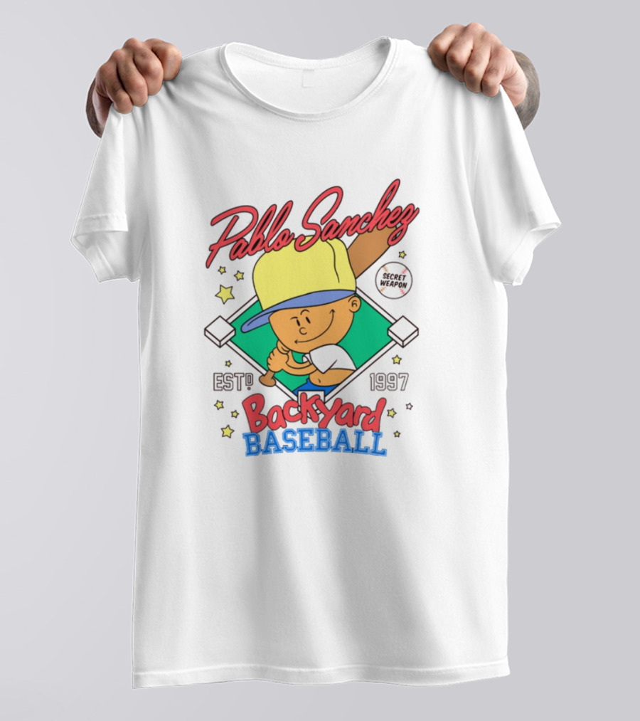Pablo Sanchez Backyard Baseball Established 1997 Secret Weapon T-Shirt
