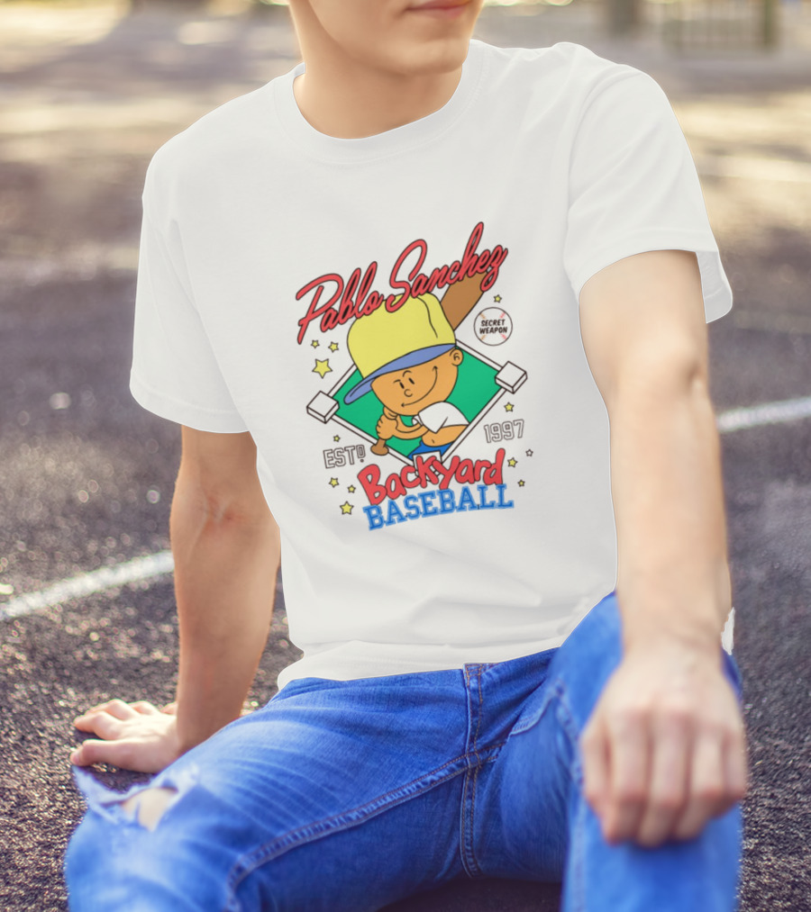 Pablo Sanchez Backyard Baseball Established 1997 Secret Weapon T-Shirt