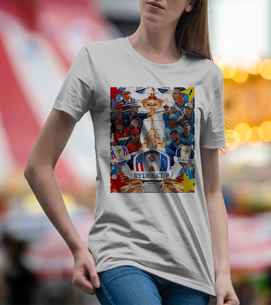 Ryder Cup 2025 USA Vs Europe Golf Tournament Team Challenge T-Shirt