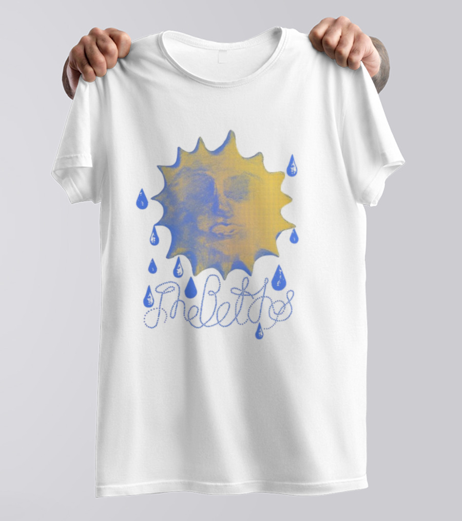 The Beths Sad Sunshine Blue Tears Yellow Face T-Shirt