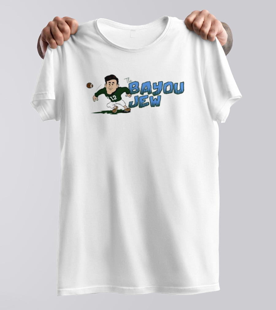 The Bayou Jew Football Player By Jake Retzlaff T-Shirt