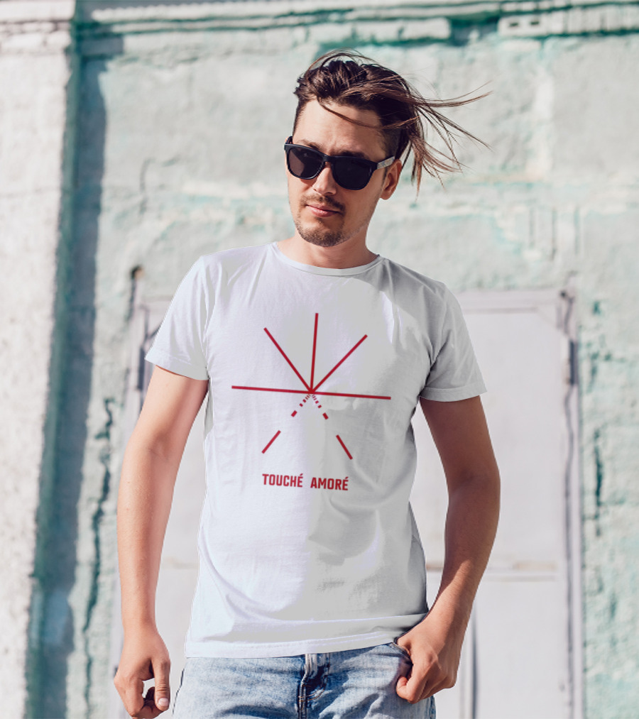 Touché Amoré Pts Bam Red Lines Symbol T-Shirt