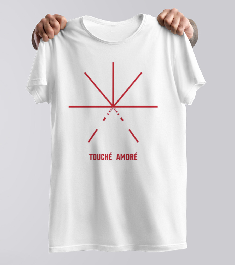 Touché Amoré Pts Bam Red Lines Symbol T-Shirt