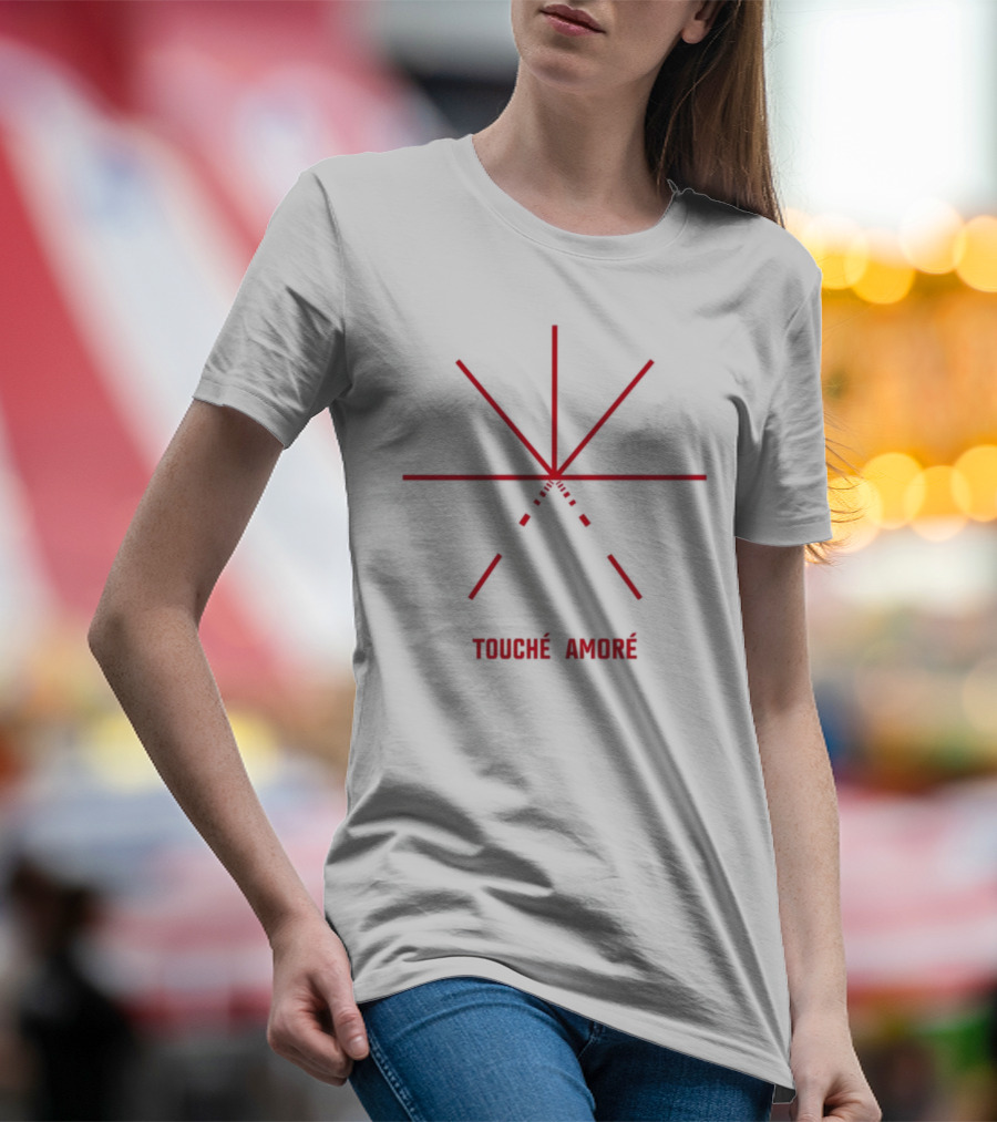 Touché Amoré Pts Bam Red Lines Symbol T-Shirt