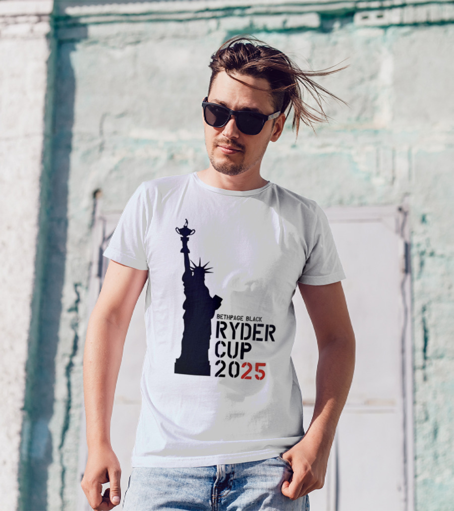 USA Ryder Cup 2025 Liberty Bethpage Black T-Shirt