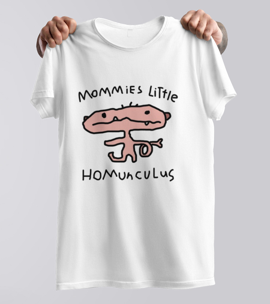 Wors S Mommies Little Homunculus Pink Abstract Creature T-Shirt