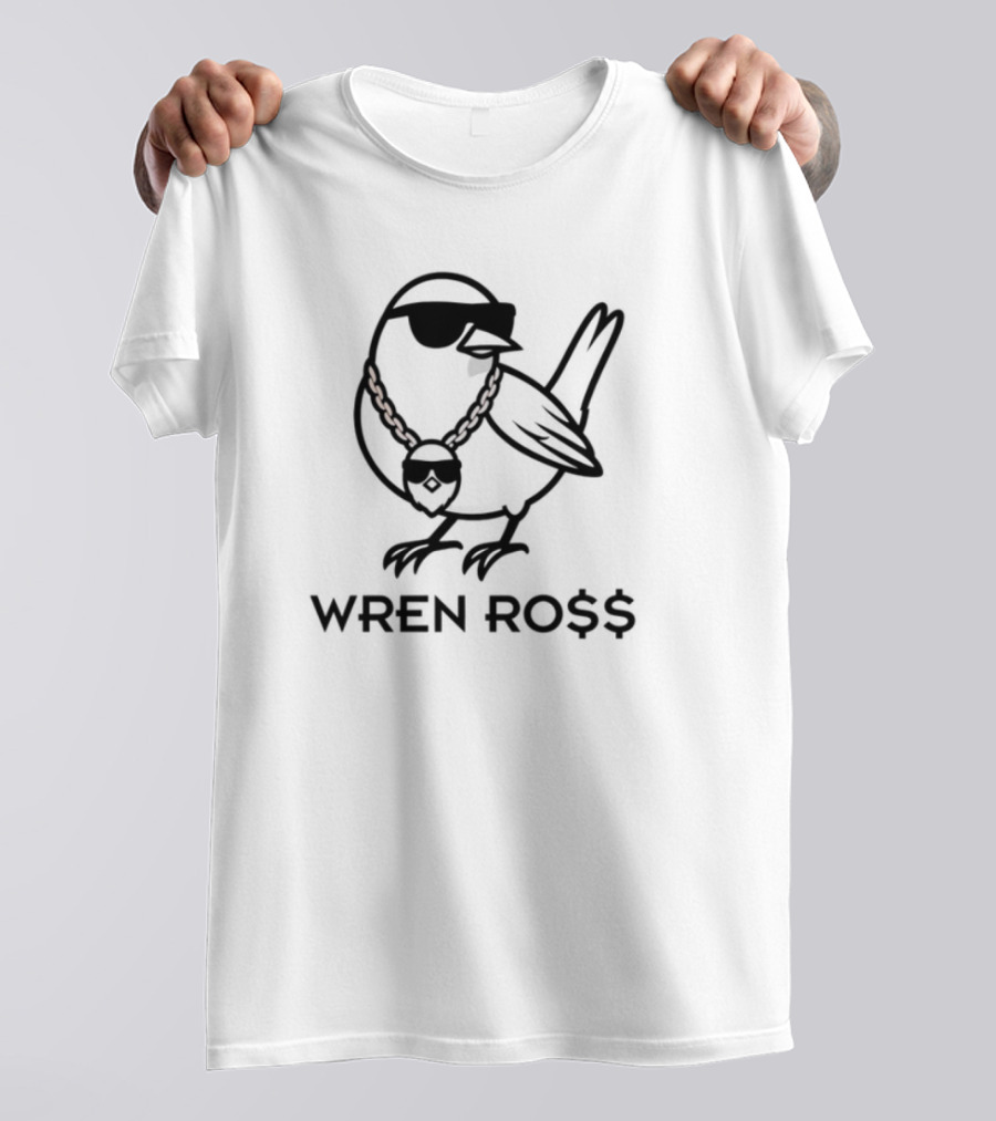 Wren Ro$$ Bird Gold Chain T-Shirt