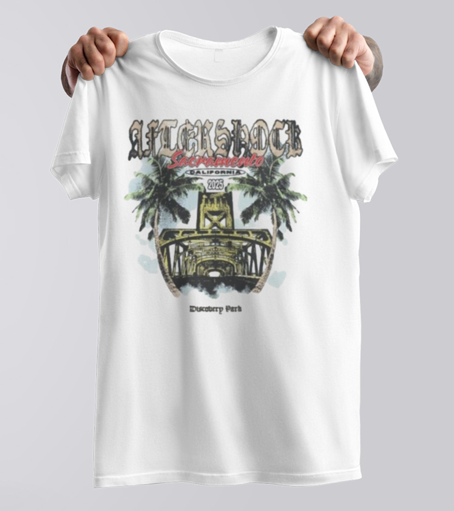 Aftershock Festival Sacramento California 2025 October Discovery Park T-Shirt