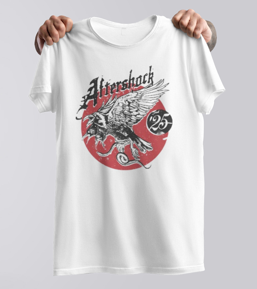 Aftershock Vengeance 25 Flying Eagle Red Moon T-Shirt