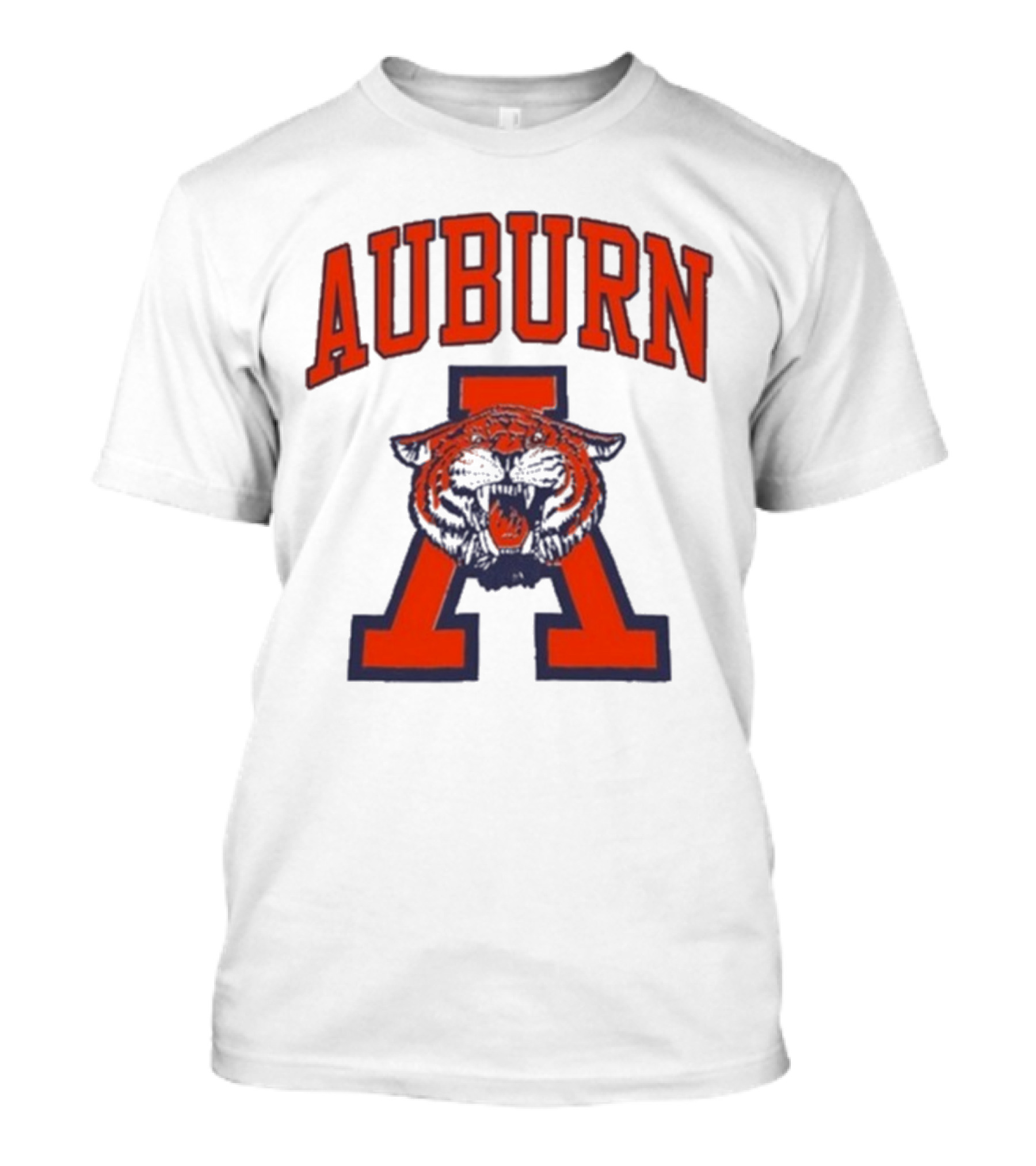 Auburn Tigers Roaring Vintage Logo Retro College Spirit T-Shirt