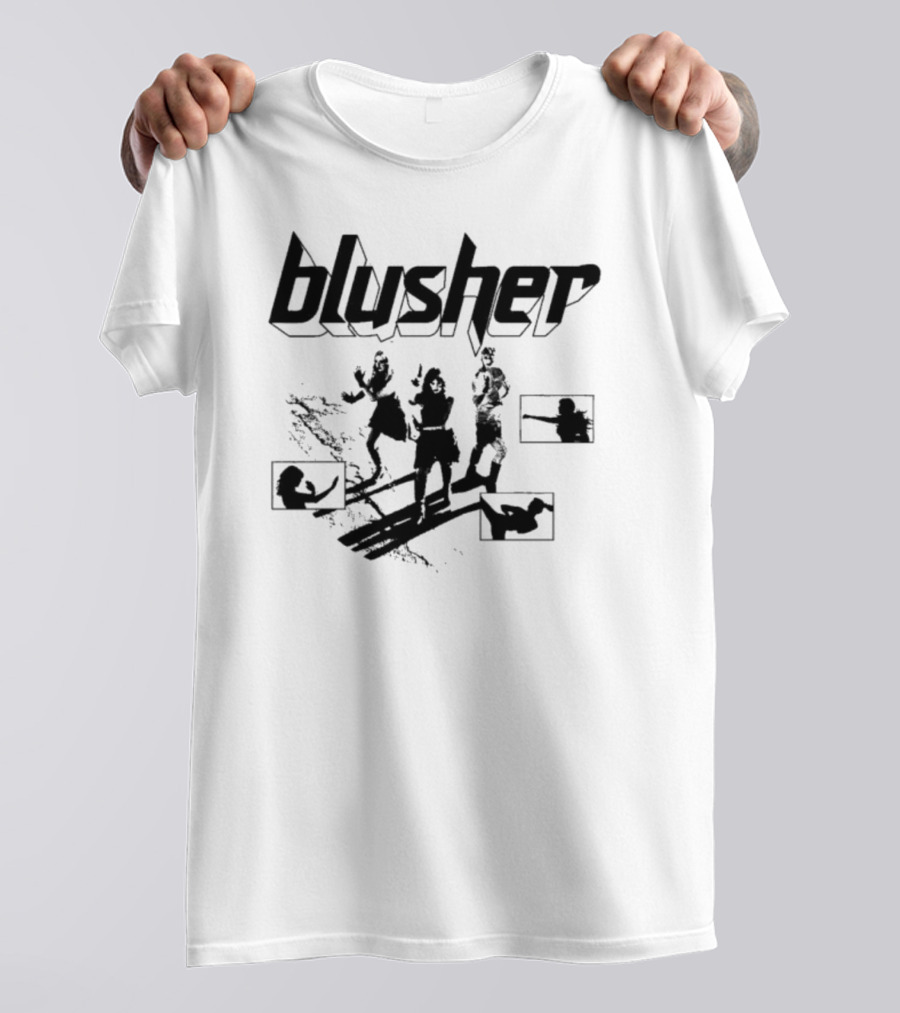 Blusher Sketch Dance Line Art T-Shirt