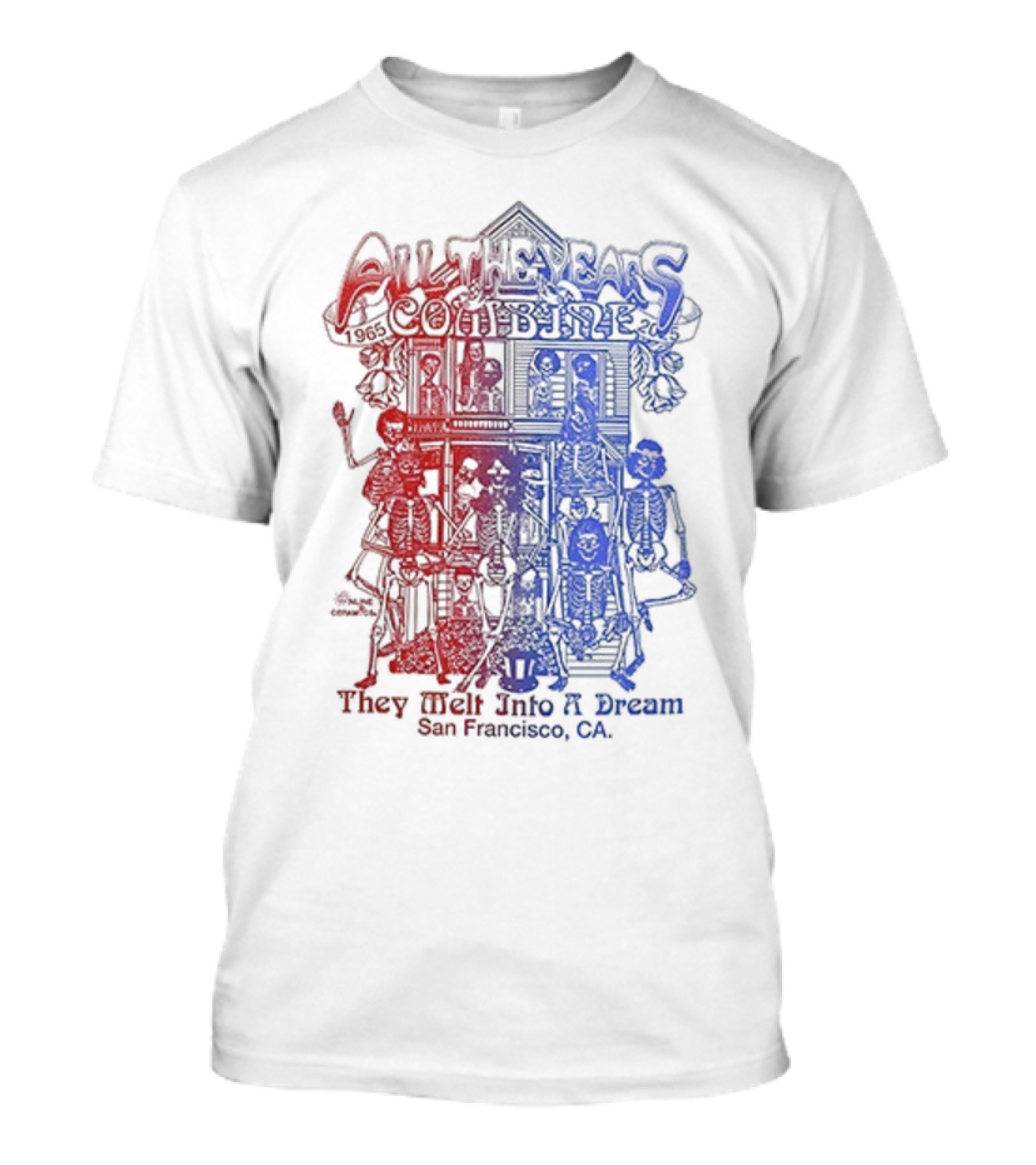 Grateful Dead All The Years Combine They Melt Into A Dream 60 Years San Francisco CA T-Shirt