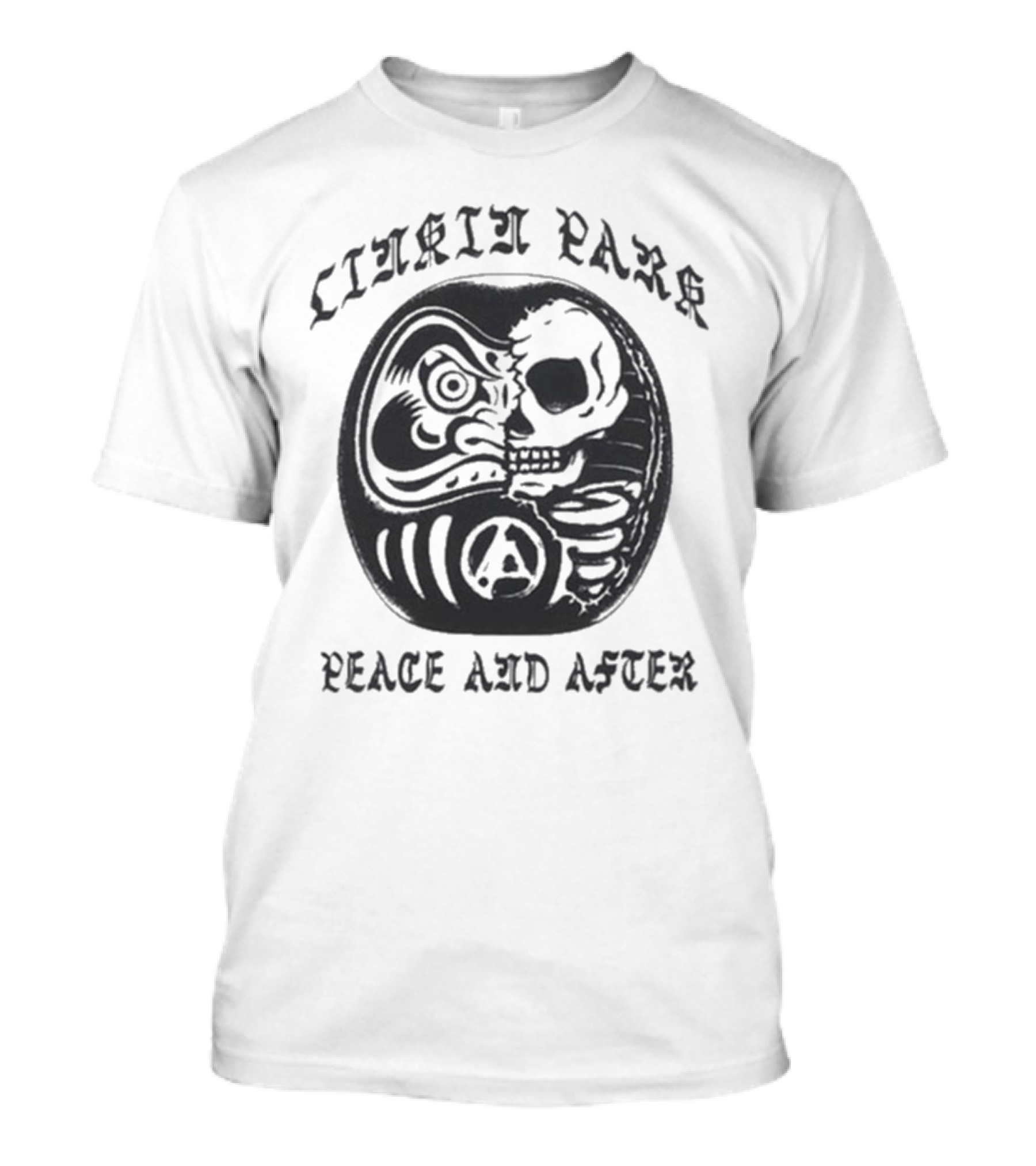 Linkin Park Peace And After Daruma Skull Collaboration T-Shirt