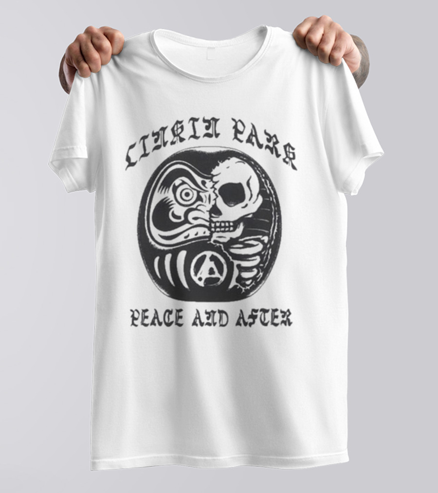 Linkin Park Peace And After Daruma Skull Collaboration T-Shirt