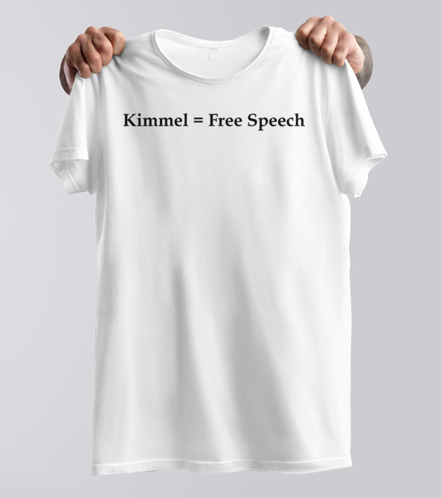 Kimmel Equals Free Speech T-Shirt