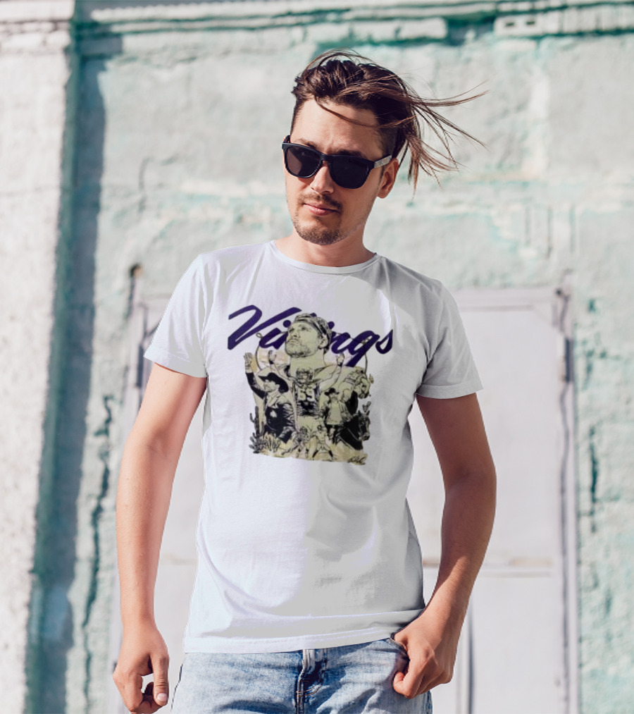 Vikings Fan Tribute With Player Number 69 And Team Spirit Imagery T-Shirt