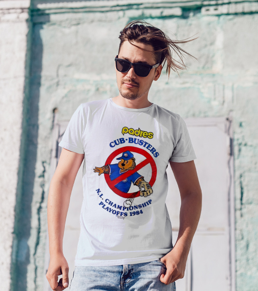 Padres Cub Busters NL Championship Playoffs 1984 T-Shirt