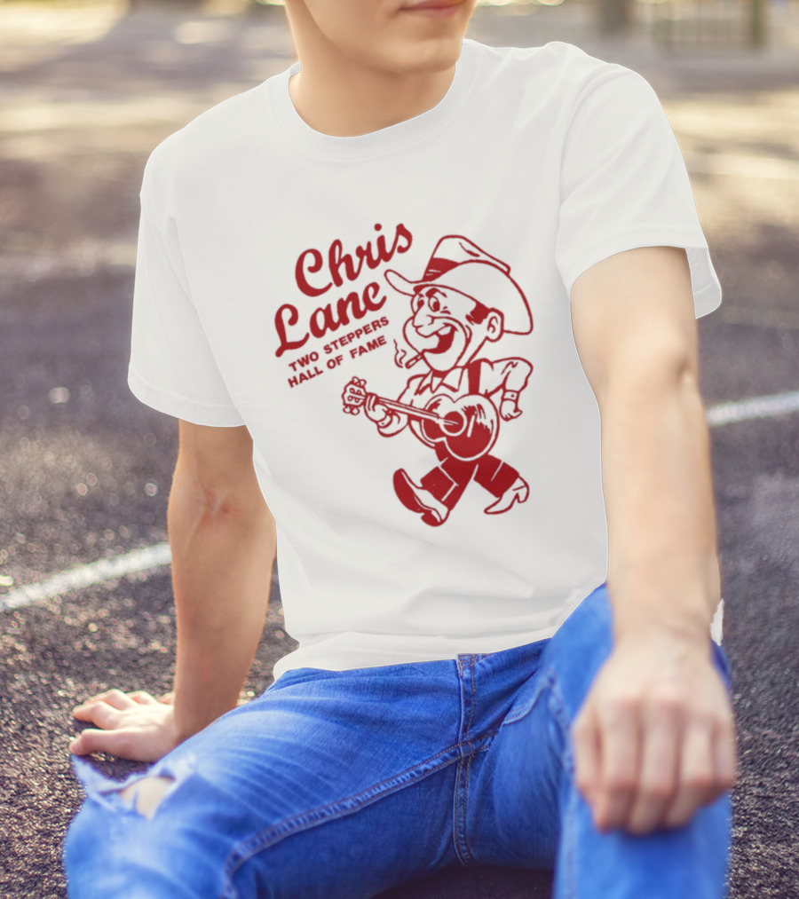 Chris Lane Two Steppers Hall Of Fame Cowboy Player T-Shirt