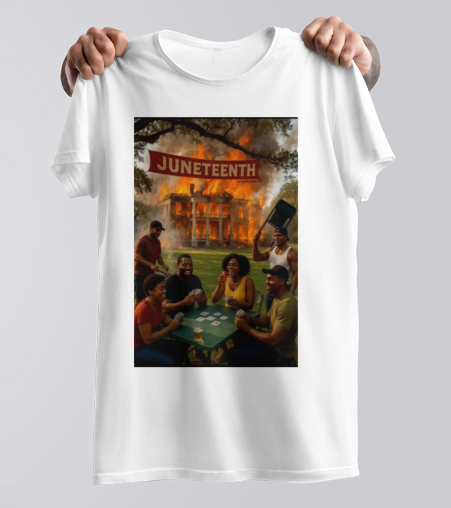 Juneteenth La Plantation Fire Historic Juneteenth Celebration T-Shirt
