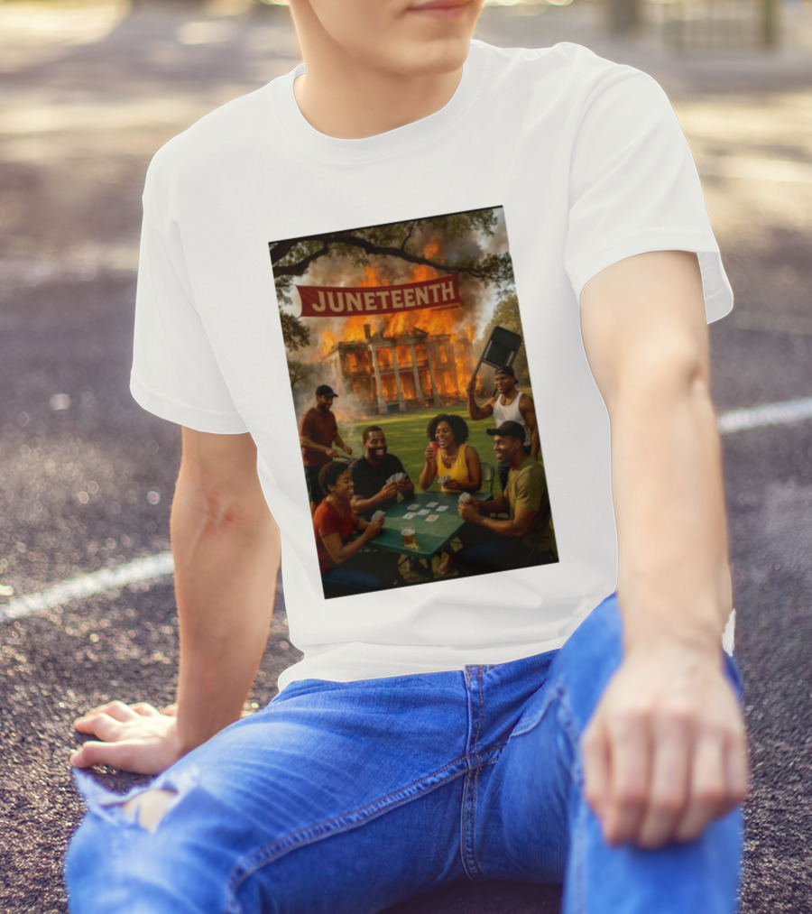 Juneteenth La Plantation Fire Historic Juneteenth Celebration T-Shirt