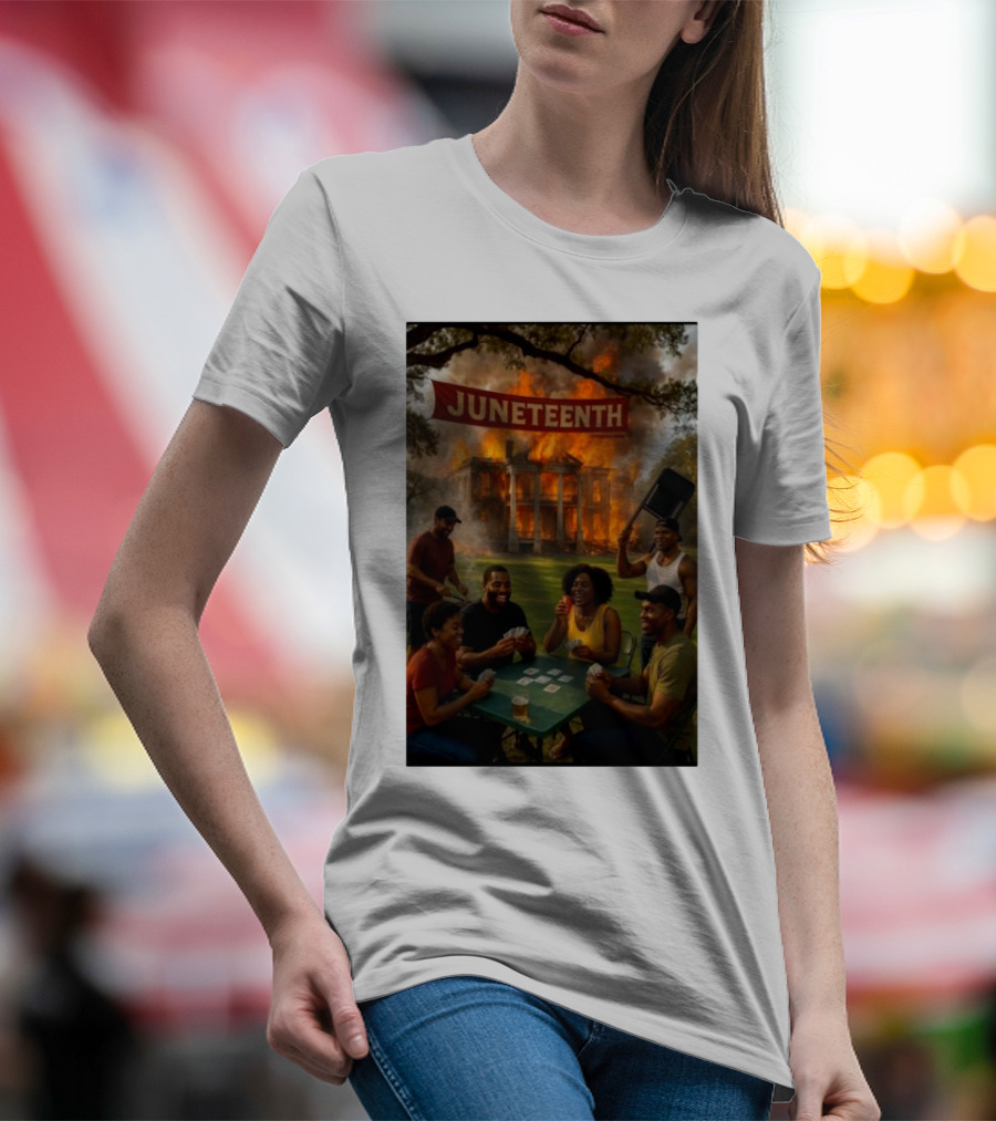 Juneteenth La Plantation Fire Historic Juneteenth Celebration T-Shirt