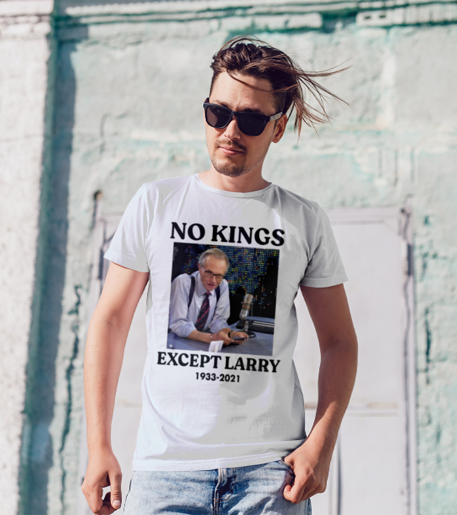 Justinboldaji Fuck Ice No Kings Except Larry 1933 2021 T-Shirt
