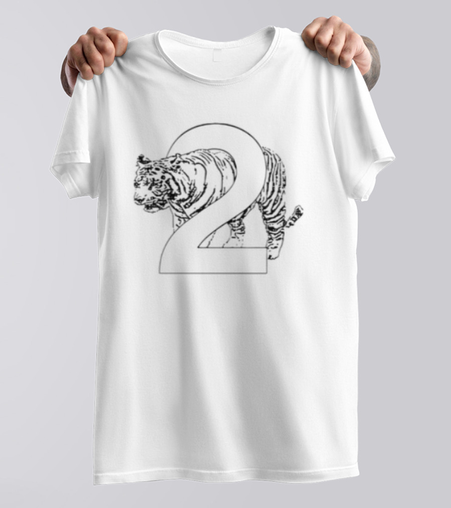 222 Pixel Tiger Graphic Wild Style T-Shirt