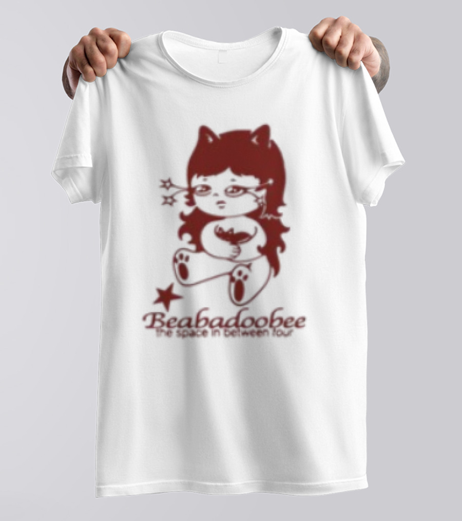 Beabadoobee The Space In Between Tour Cat Ears Character This Is How Tomorrow Moves T-Shirt
