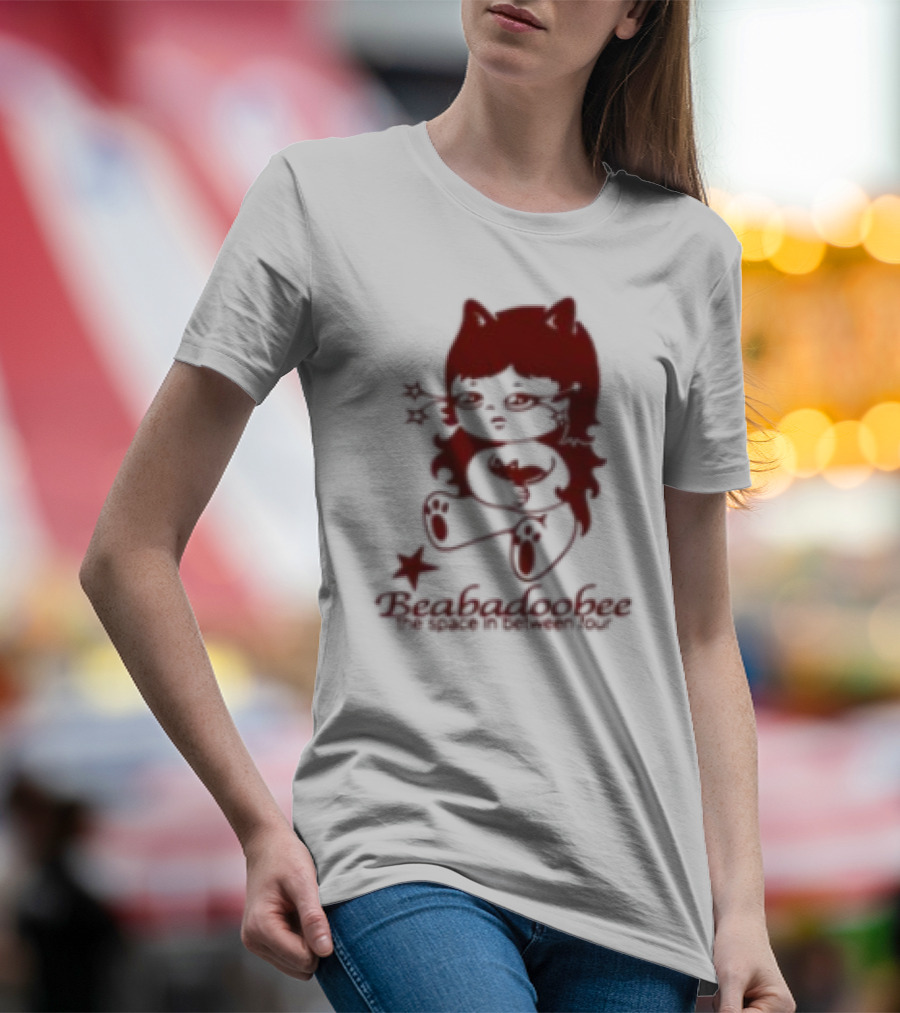 Beabadoobee The Space In Between Tour Cat Ears Character This Is How Tomorrow Moves T-Shirt