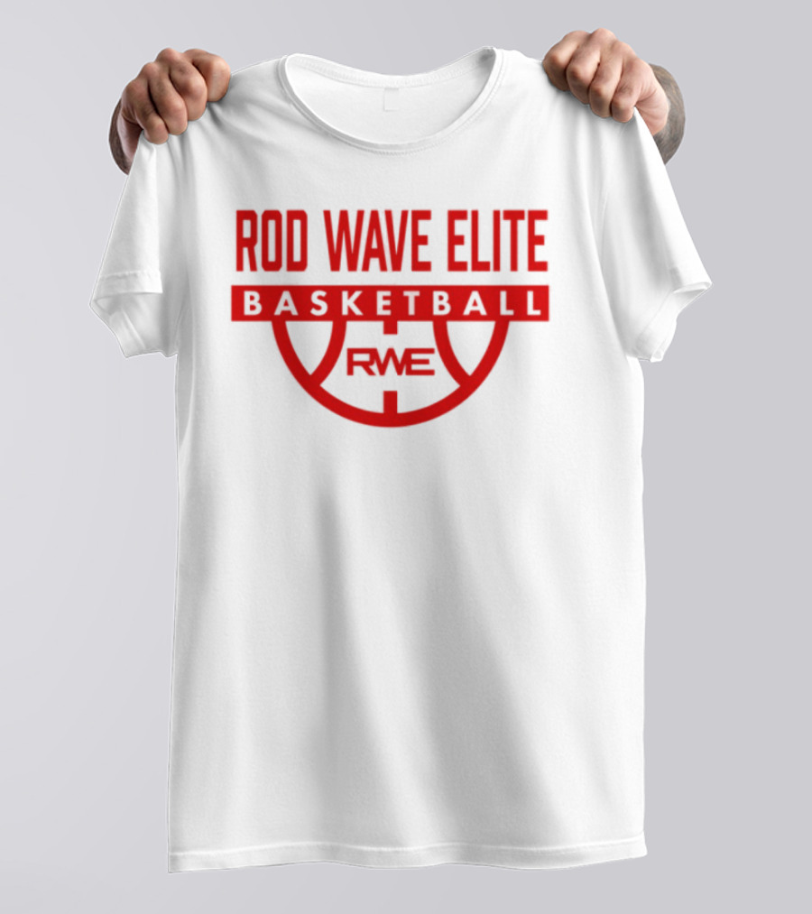 Rod Wave Elite Basketball RWE Performance White T-Shirt