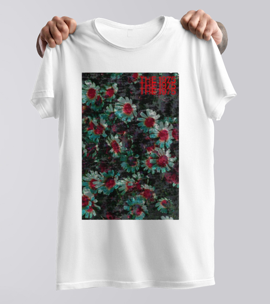 The 1975 Floral Print Graphic Flowers The 1975 T-Shirt
