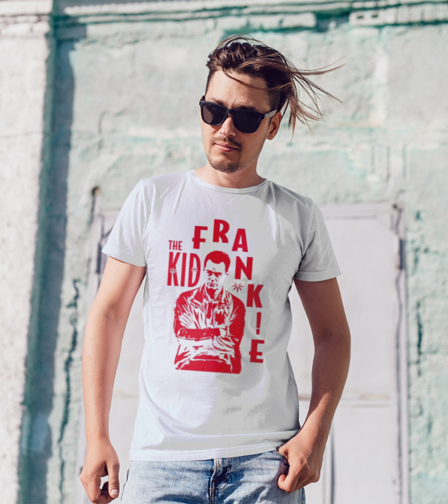 The Kid Frankie Kush Red Bold Text Outline T-Shirt