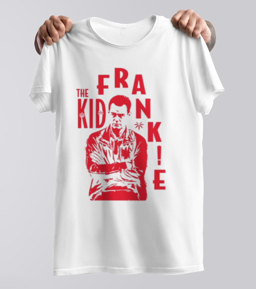 The Kid Frankie Kush Red Bold Text Outline T-Shirt