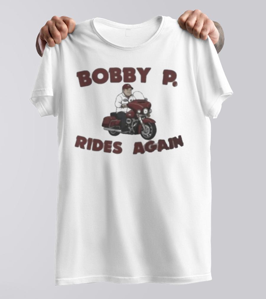 Bobby P Rides Again Motorcycle Adventure T-Shirt