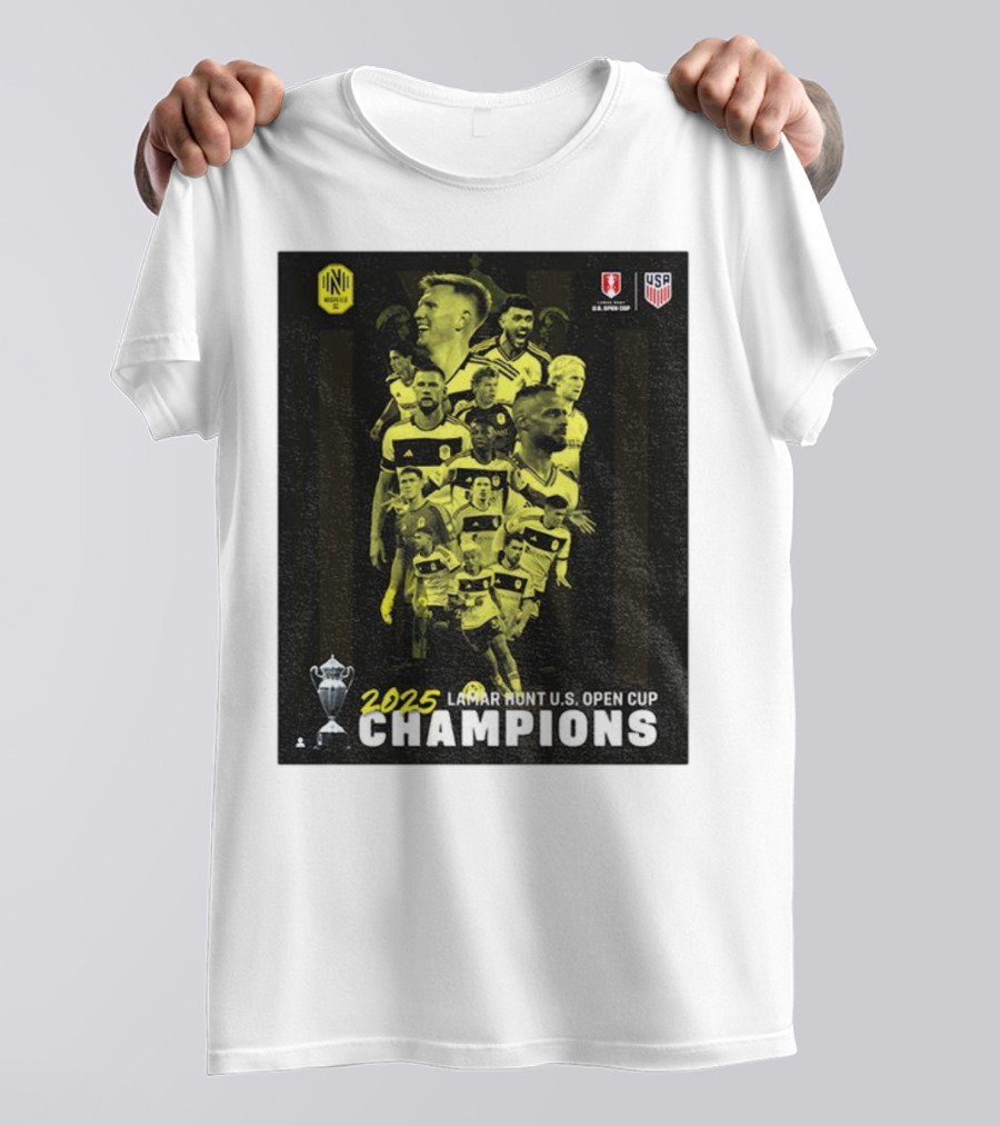 Nashville SC 2025 Lamar Hunt U.S. Open Cup Champions T-Shirt