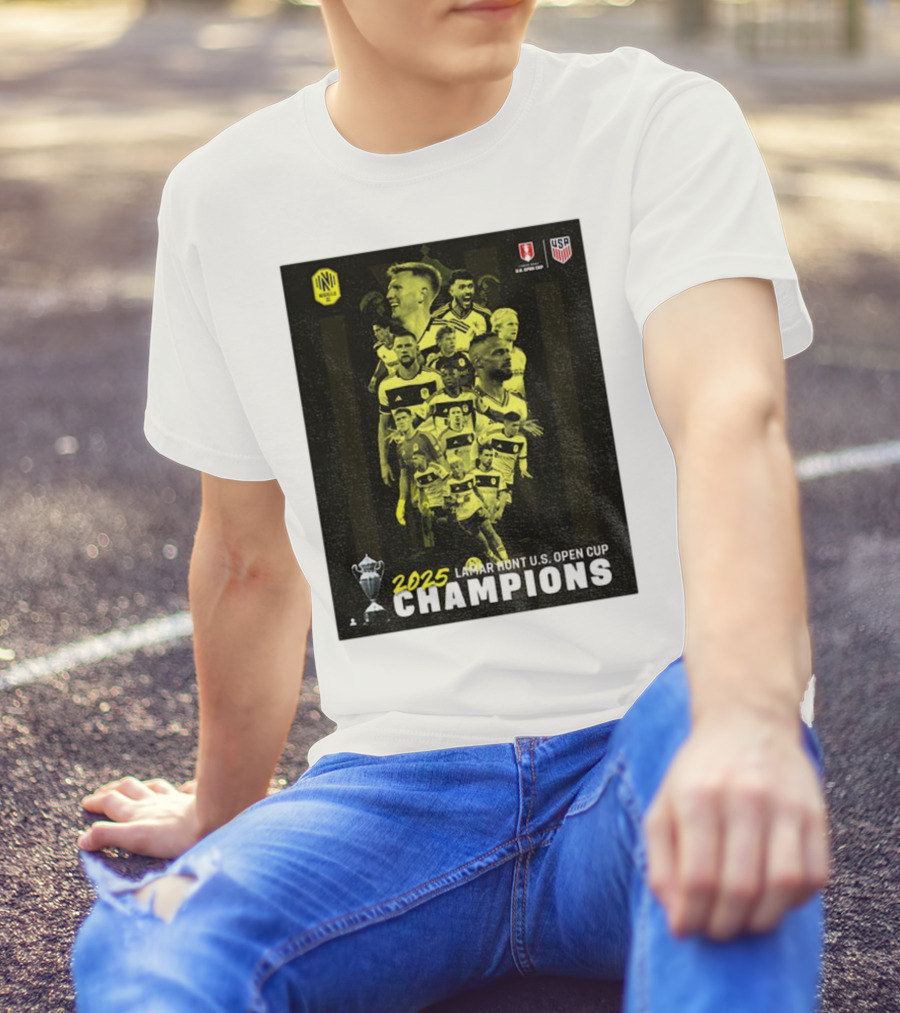 Nashville SC 2025 Lamar Hunt U.S. Open Cup Champions T-Shirt