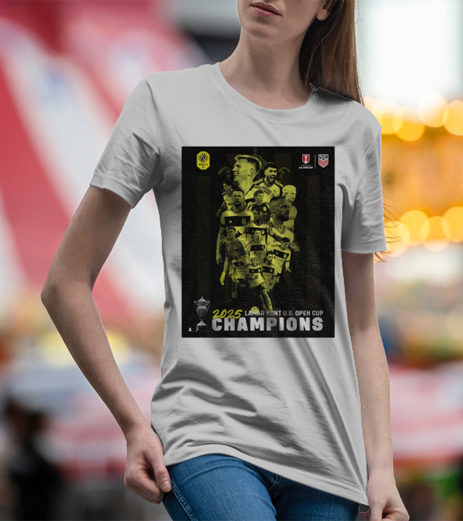 Nashville SC 2025 Lamar Hunt U.S. Open Cup Champions T-Shirt